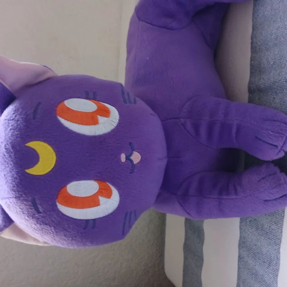 Purple Cat Plush Toy